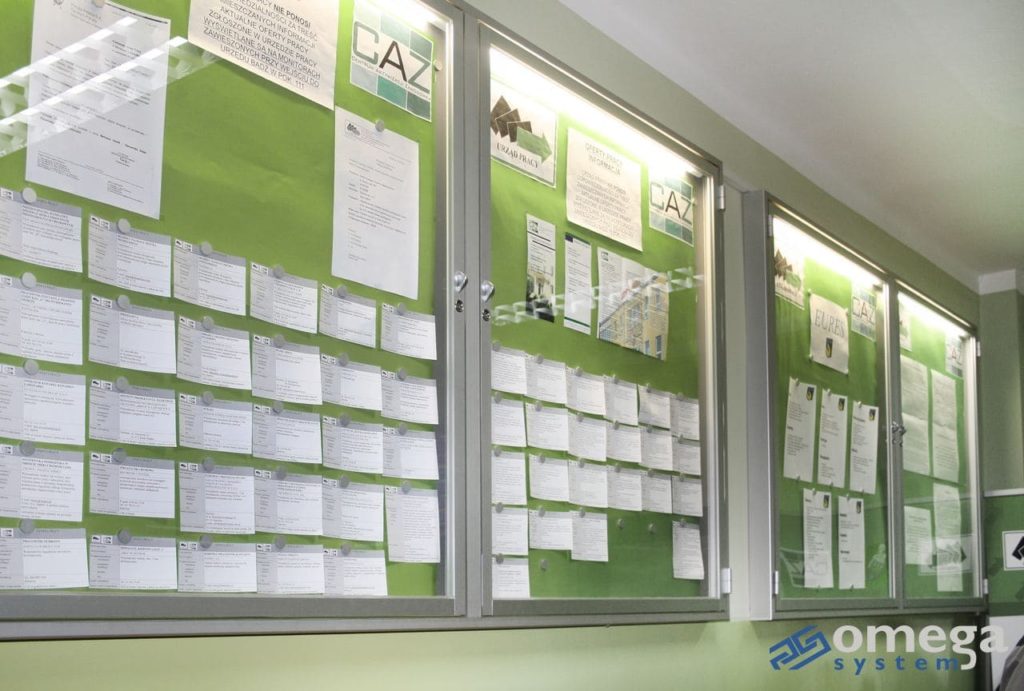 Gabloty informacyjne wewnętrzne pomogą Ci zaprezentować rozmaite treści tak, jak tego oczekujesz!